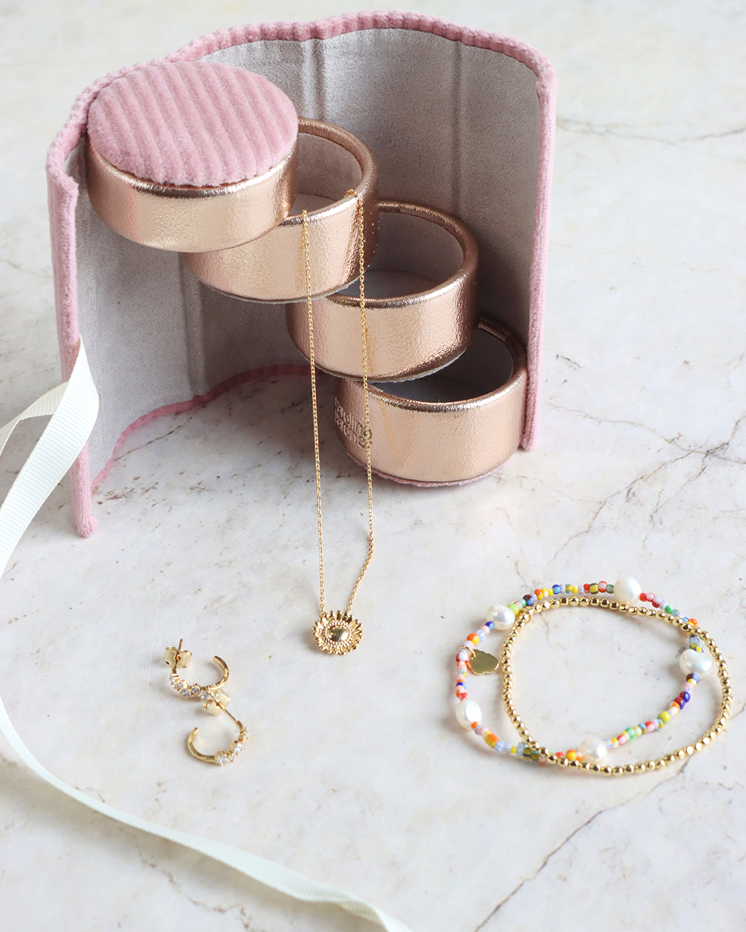 jewellery box and bracelets, necklaces
